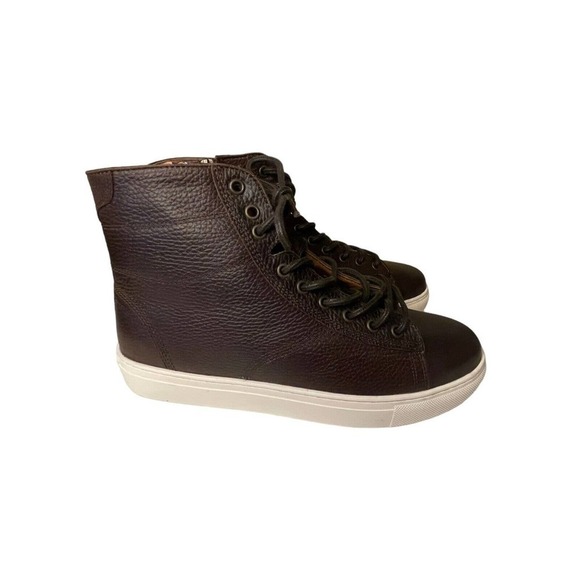 Crown Vintage NEW Brown Waco Sherpa Side Zip Lace Up Sneaker Boot Men's 10 - Picture 7 of 9